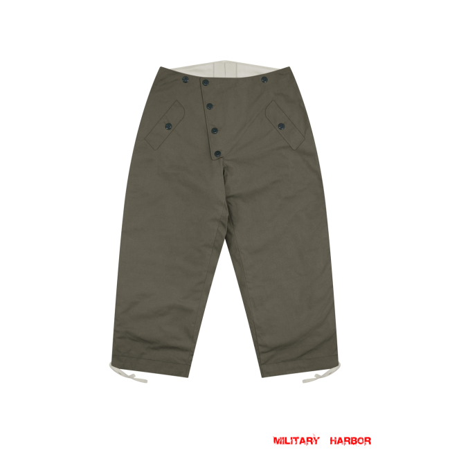 WWII German SS Reversible Winter Trousers 1st Pattern Grey German Camo trousers,German uniforms,SS uniforms,Wehrmacht uniforms,WW2 uniforms,DOT,WW2 camo,WWII camo,WW2 German camouflage,WWII German camouflage,German Camo Uniform,winter parka