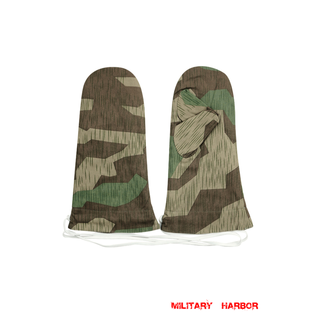German Splinter Pattern Gloves WWII German Reversible Winter Parka Mittens Gloves 2nd Pattern In ...