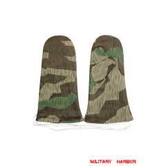 WWII German Reversible Winter Parka Mittens Gloves in Splinter 31 Spring Camo german mittens,ww2 gloves,german camo mittnes,german Reversible mittens,german parka mittens,Splinter mittens