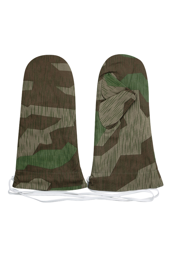 german mittens,ww2 gloves,german camo mittnes,german Reversible mittens,german parka mittens,Splinter mittens