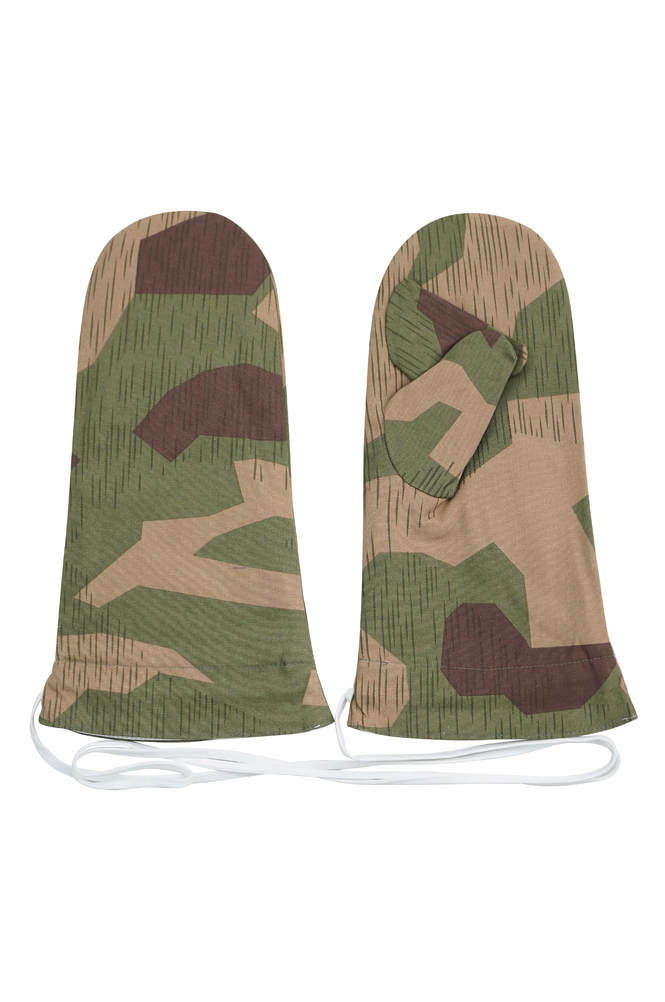 german mittens,ww2 gloves,german camo mittnes,german Reversible mittens,german parka mittens,Splinter mittens