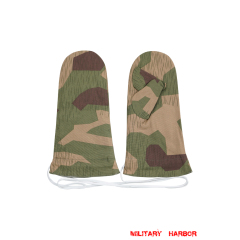 WWII German Reversible Winter Parka Mittens Gloves in Splinter 42 Reversed Color Camo WWII German Reversible Winter Parka Mittens Gloves in Splinter 42 Reversed Color Camo