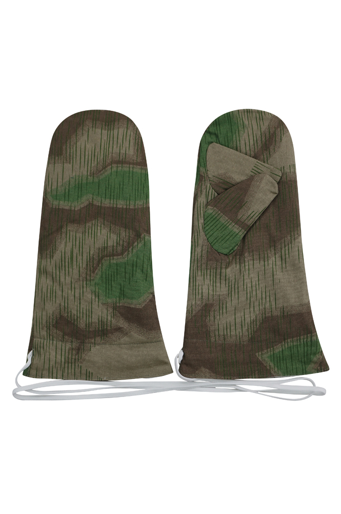 german mittens,ww2 gloves,german camo mittnes,german Reversible mittens,german parka mittens,Splinter mittens