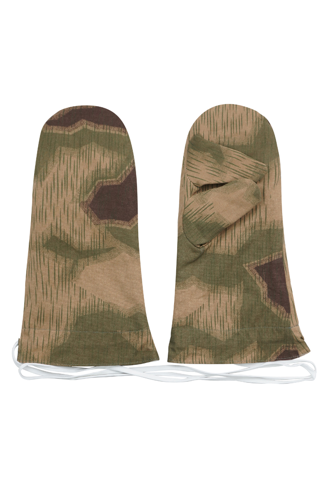 german mittens,ww2 gloves,german camo mittnes,german Reversible mittens,german parka mittens,Splinter mittens