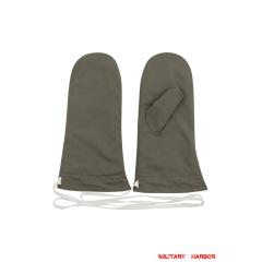 WWII German Reversible Winter Parka Mittens Gloves 1st Pattern Grey german mittens,ww2 gloves,german camo mittnes,german Reversible mittens,german parka mittens,dot mittens