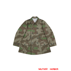 WWII German Marsh Sumpfsmuster 44 with Splinter Color Camo Gebirgsjäger Mountain Trooper Wind Jacket I WW2 German uniform,wehrmacht uniform,German army uniform,m41 tunic,Splinter 44