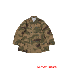 WWII German Marsh Sumpfsmuster 43 Camo Gebirgsjäger Mountain Trooper Wind Jacket I WW2 German uniform,wehrmacht uniform,German army uniform,m41 tunic,Splinter marsh 43