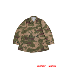WWII German Marsh Sumpfsmuster 44 Camo Gebirgsjäger Mountain Trooper Wind Jacket I WW2 German uniform,wehrmacht uniform,German army uniform,m41 tunic,Splinter 44 marsh