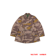 WWII German Splinter 41 Brown Variation Camo Gebirgsjäger Mountain Trooper Wind Jacket II WW2 German uniform,wehrmacht uniform,German army uniform,m40 tunic,Splinter 41 Brown Variation