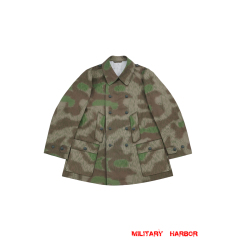WWII German Marsh Sumpfsmuster 44 with Splinter Color Camo Gebirgsjäger Mountain Trooper Wind Jacket II WW2 German uniform,wehrmacht uniform,German army uniform,m41 tunic,Splinter 44