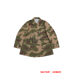 WWII German Marsh Sumpfsmuster 44 Camo Gebirgsjäger Mountain Trooper Wind Jacket II WW2 German uniform,wehrmacht uniform,German army uniform,m41 tunic,Splinter 44 marsh