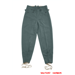 WWII German Heer M43 Field grey Gabardine trousers keilhosen WW2 german uniform,wehrmacht uniform,german army uniform,heer,geman Breeches,German Heer Gabardine Trousers,WW2 uniforms,wii uniforms,WWII german militaria,WWII german,reenactment  shop,reenactment uniforms,german WW2 uniforms,german WW2 militaria,WW2 reproduction,german officer uniform,replica military uniforms,saving private ryan uniforms