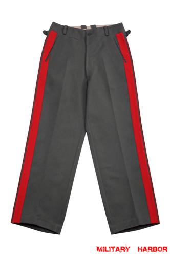 WWII German Heer General Stone Grey Gabardine Straight Trousers