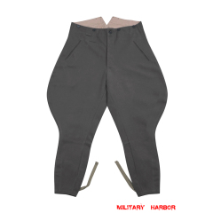 WWII German SS Officer Stone Grey Gabardine Breeches WWII German SS Officer Stone Grey Gabardine Breeches