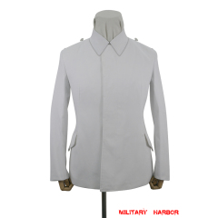 WWII German Luftwaffe Leader HG White Gabardine Flight Tunic Fliegerbluse WW2 German Luftwaffe gabardine Tunic,WW2 german Luftwaffe uniforms,WWII Luftwaffe uniform,WWII german Luftwaffe militaria,ww2 german Luftwaffe jacket