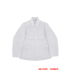 WWII German Luftwaffe M39 General Officer White Gabardine Jacket dress tunic WW2 german uniform,luftwaffe uniform,german army uniform,heer,m35 tunic,German Luftwaffe Gabardine Tunic,WW2 uniforms,wii uniforms,WWII german militaria,WWII german,reenactment  shop,reenactment uniforms,german WW2 uniforms,german WW2 militaria,WW2 reproduction,german officer uniform,replica military uniforms,saving private ryan uniforms