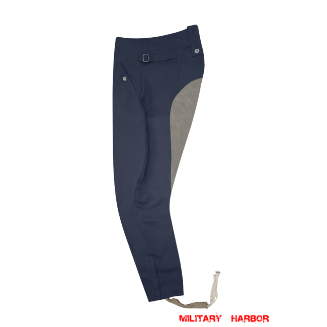 WWII German Luftwaffe M43 Blue Grey Gabardine Mounted Troops Riding Breeches WW2 german uniform,Luftwaffe uniform,german army uniform,german airforce,Luftwaffe Breeches,German Luftwaffe Gabardine Trousers,WW2 uniforms,wii uniforms,WWII german militaria,WWII german,reenactment  shop,reenactment uniforms,german WW2 uniforms,german WW2 militaria,WW2 reproduction,german officer uniform,replica military uniforms,saving private ryan uniforms