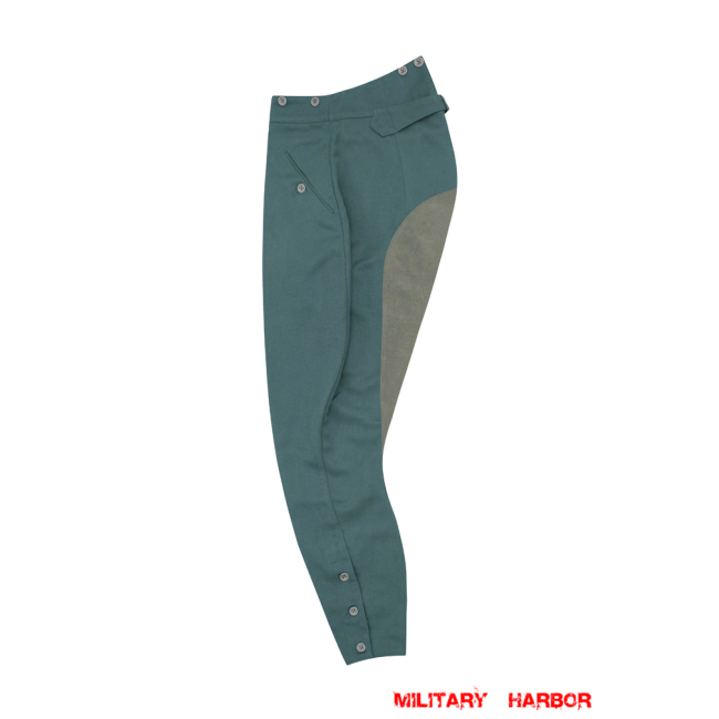 WWII German Police M40 Gabardine Mounted Troops Riding Breeches WW2 German police gabardine trousers,WW2 german police uniforms,WWII police uniform,WWII german police militaria,ww2 german police trousers