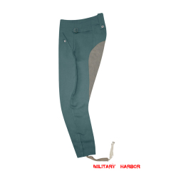 WWII German Police M43 Gabardine Mounted Troops Riding Breeches WW2 German police gabardine trousers,WW2 german police uniforms,WWII police uniform,WWII german police militaria,ww2 german police trousers