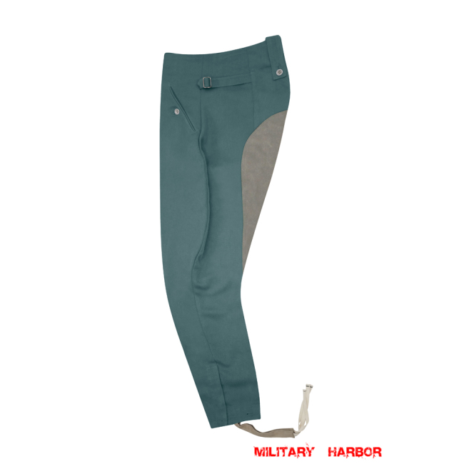 WWII German Police M43 Gabardine Mounted Troops Riding Breeches WW2 German police gabardine trousers,WW2 german police uniforms,WWII police uniform,WWII german police militaria,ww2 german police trousers