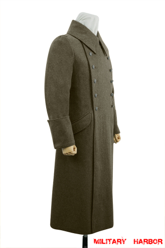 WWII German M44 Heer EM Brown wool Greatcoat