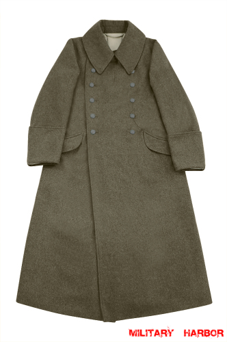 WWII German M44 Heer EM Brown wool Greatcoat