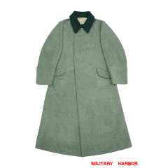 WWII German Heer EM Fieldgrey Wool Single Breasted Greatcoat WW2 german greatcoat,wehrmacht greatcoat,german army greatcoat,SS greatcoat,M42 Greatcoat,German Overcoats,german coat WW2,german great coat,german military coats WWII german greatcoat