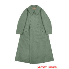WWII German M45 Heer EM Fieldgrey Wool Greatcoat ww2 german greatcoat,wehrmacht greatcoat,german army greatcoat,SS greatcoat, M36 Greatcoat