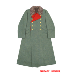 WWII German Heer General Fur Collar Wool Greatcoat ww2 german greatcoat,wehrmacht greatcoat,german army greatcoat,SS greatcoat, M36 Greatcoat,DAK,Rommel,afrikakorps,Fur Collar Greatcoat,german Fur Greatcoat