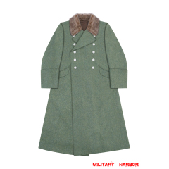 WWII German Heer Officer Fur Collar Wool Greatcoat ww2 german greatcoat,wehrmacht greatcoat,german army greatcoat,SS greatcoat, M36 Greatcoat,DAK,Rommel,afrikakorps,Fur Collar Greatcoat,german Fur Greatcoat