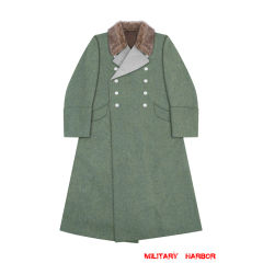 WWII German M40 Waffen SS General Fur Collar Wool Greatcoat WW2 german greatcoat,wehrmacht greatcoat,german army greatcoat,SS greatcoat,M40 Greatcoat,German Overcoats,german coat WW2,german great coat,german military coats WWII german greatcoat,Fur Collar Greatcoat,german Fur Greatcoat