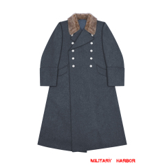 WWII German Luftwaffe Officer Fur Collar Wool Greatcoat WW2 german greatcoat,wehrmacht greatcoat,german army greatcoat,SS greatcoat,Luftwaffe Greatcoat,German Overcoats,german coat WW2,german great coat,german military coats WWII german greatcoat,Fur Collar Greatcoat,german Fur Greatcoat