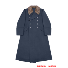WWII German Luftwaffe Officer Fur Collar Gabardine Greatcoat WW2 german greatcoat,wehrmacht greatcoat,german army greatcoat,SS greatcoat,Luftwaffe Greatcoat,German Overcoats,german coat WW2,german great coat,german military coats WWII german greatcoat,Fur Collar Greatcoat,german Fur Greatcoat