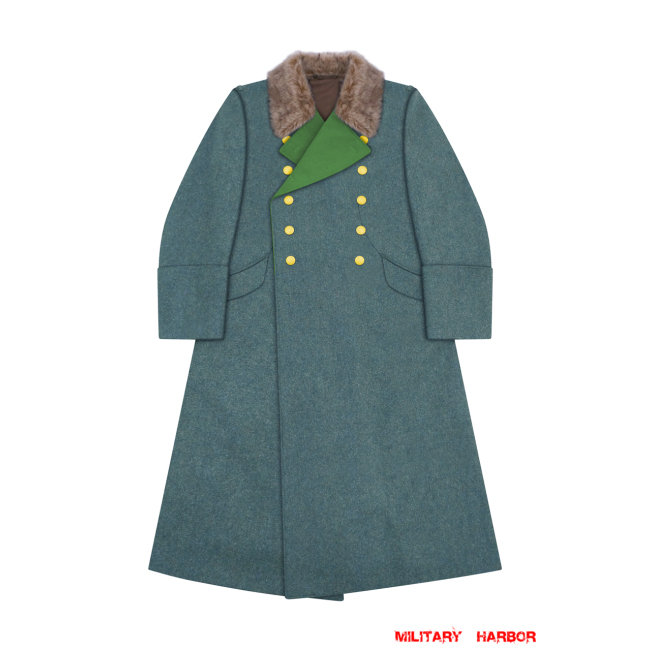 WWII German Police General Fur Collar Wool Greatcoat WW2 german greatcoat,wehrmacht greatcoat,german army greatcoat,SS greatcoat,Police Greatcoat,German Overcoats,german coat WW2,german great coat,german military coats WWII german greatcoat