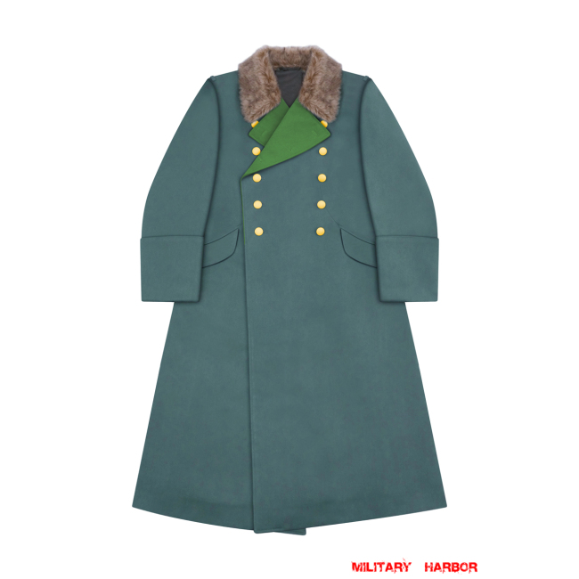 WWII German Police General Fur Collar Gabardine Greatcoat WW2 german greatcoat,wehrmacht greatcoat,german army greatcoat,SS greatcoat,Police Greatcoat,German Overcoats,german coat WW2,german great coat,german military coats WWII german greatcoat