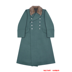 WWII German Police Officer Fur Collar Gabardine Greatcoat WW2 german greatcoat,wehrmacht greatcoat,german army greatcoat,SS greatcoat,Police Greatcoat,German Overcoats,german coat WW2,german great coat,german military coats WWII german greatcoat