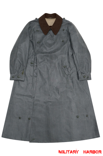 WWII German Motorcyclist Rubberized Protective Coat Kradmantel