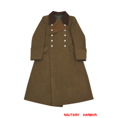 WWII German SA General Brown Wool Greatcoat ww2 german greatcoat,wehrmacht greatcoat,german army greatcoat,SA greatcoat, M36 Greatcoat