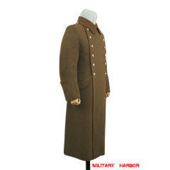 WWII German SA EM Brown Wool Greatcoat