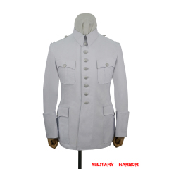 WWII German M37 summer white cotton walking out dress tunic WW2 german uniform,wehrmacht uniform,german army uniform,heer,m29 tunic,WWII German HBT Cotton Tunic,HBT uniforms,WW2 german militaria,WW2 military surplus,w2 uniforms,WWII german,replica military uniforms,german summer uniforms,WWII Reenactment,reenactment  shop