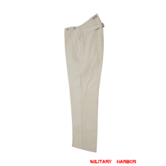 WWII German Summer HBT off-white drill service trousers WWII German Summer HBT off-white drill service trousers