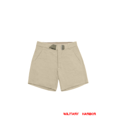 WWII German Summer HBT Off-White Service Short Pants WW2 german uniform,wehrmacht uniform,german army uniform,waffen SS,short pants,WWII German HBT Cotton Trousers,HBT uniforms,WW2 german militaria,WW2 military surplus,w2 uniforms,WWII german,replica military uniforms,german summer uniforms,WWII Reenactment,reenactment  shop