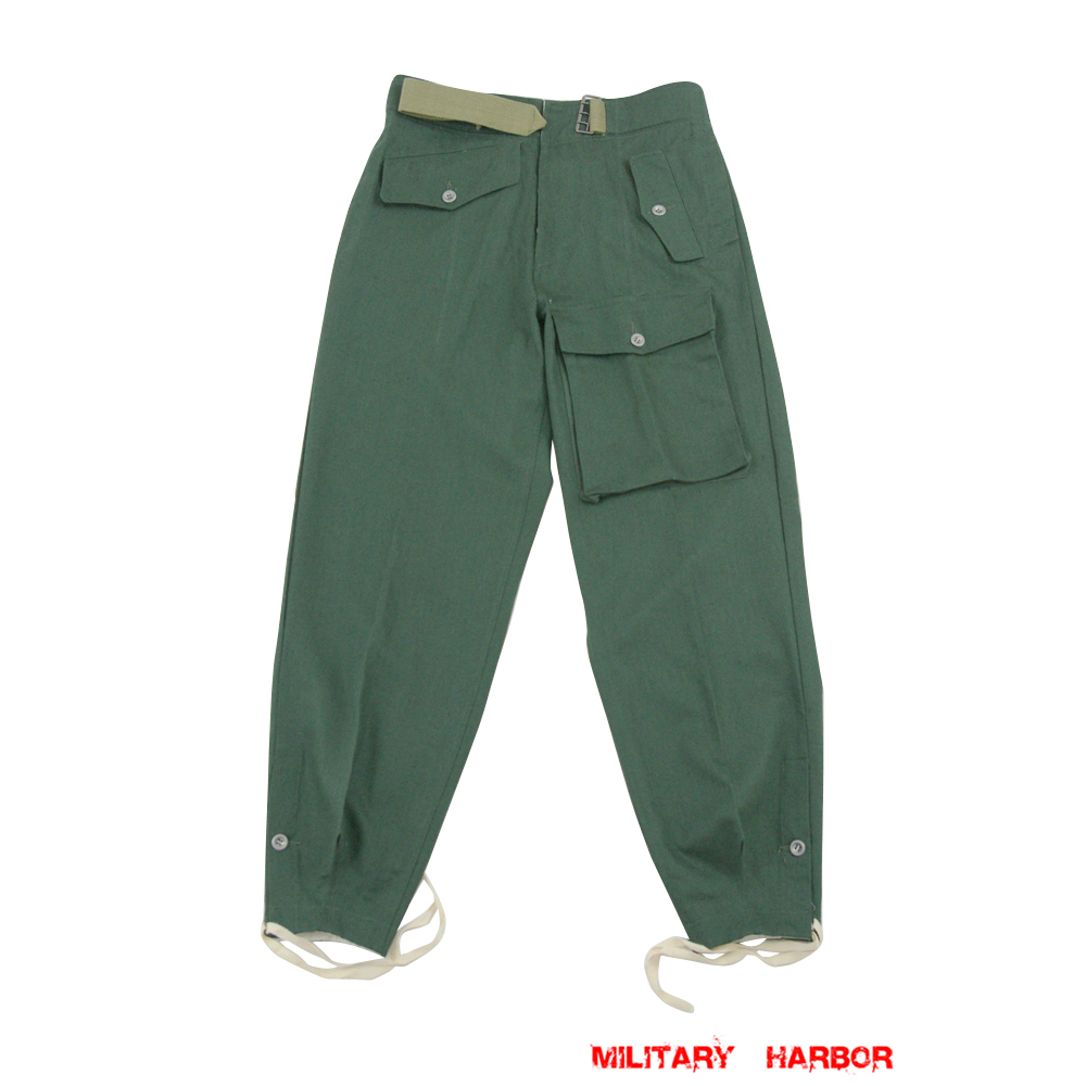 WWII German Heer Panzer Summer HBT Reed Green TrousersCotton / HBT Panzer Trousers -Military Harbor WWII German Heer Panzer Summer HBT Reed Green TrousersCotton / HBT Panzer Trousers -Military Harbor