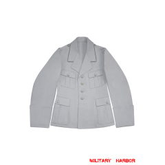 WWII German Luftwaffe M35 Officer white summer Jacket tunic short cut WWII German Luftwaffe M35 Officer white summer Jacket tunic short cut