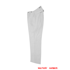 WWII German Luftwaffe white cotton trousers WW2 german uniform,Luftwaffe uniform,german army uniform,german airforce,lufrwaff officer trousers,WWII German HBT Cotton Luftwaffe Trousers,HBT uniforms,WW2 german militaria,WW2 military surplus,w2 uniforms,WWII german,replica military uniforms,german summer uniforms,WWII Reenactment,reenactment  shop