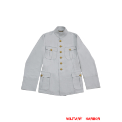 WWII German Kriegsmarine M29 Officer Summer white Jacket tunic WW2 german uniform,Kriegsmarine uniform,german army uniform,german navy,KM tunic,WWII German HBT Cotton Kriegsmarine Tunic,HBT uniforms,WW2 german militaria,WW2 military surplus,w2 uniforms,WWII german,replica military uniforms,german summer uniforms,WWII Reenactment,reenactment  shop