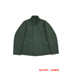 WWII German Kriegsmarine Coastal M40 Summer HBT Field Tunic WWII German Kriegsmarine Coastal M40 Summer HBT Field Tunic