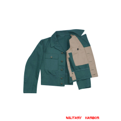WW2 German police cotton Tunic,WW2 german police uniforms,WWII police uniform,WWII german police militaria,ww2 german police jacket,ww2 German police summer uniforms