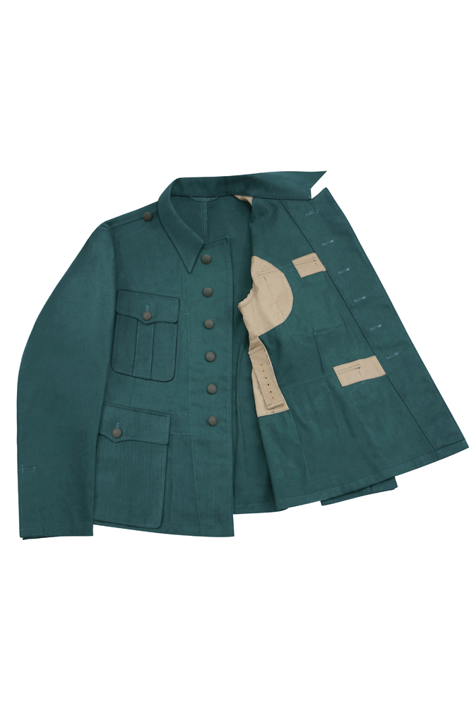 WW2 German police cotton Tunic,WW2 german police uniforms,WWII police uniform,WWII german police militaria,ww2 german police jacket,ww2 German police summer uniforms