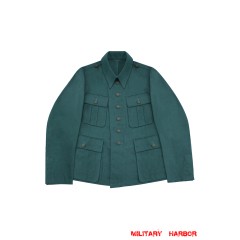 WWII German Police M42 Officer Summer HBT Tunic Feldbluse WW2 German police cotton Tunic,WW2 german police uniforms,WWII police uniform,WWII german police militaria,ww2 german police jacket,ww2 German police summer uniforms
